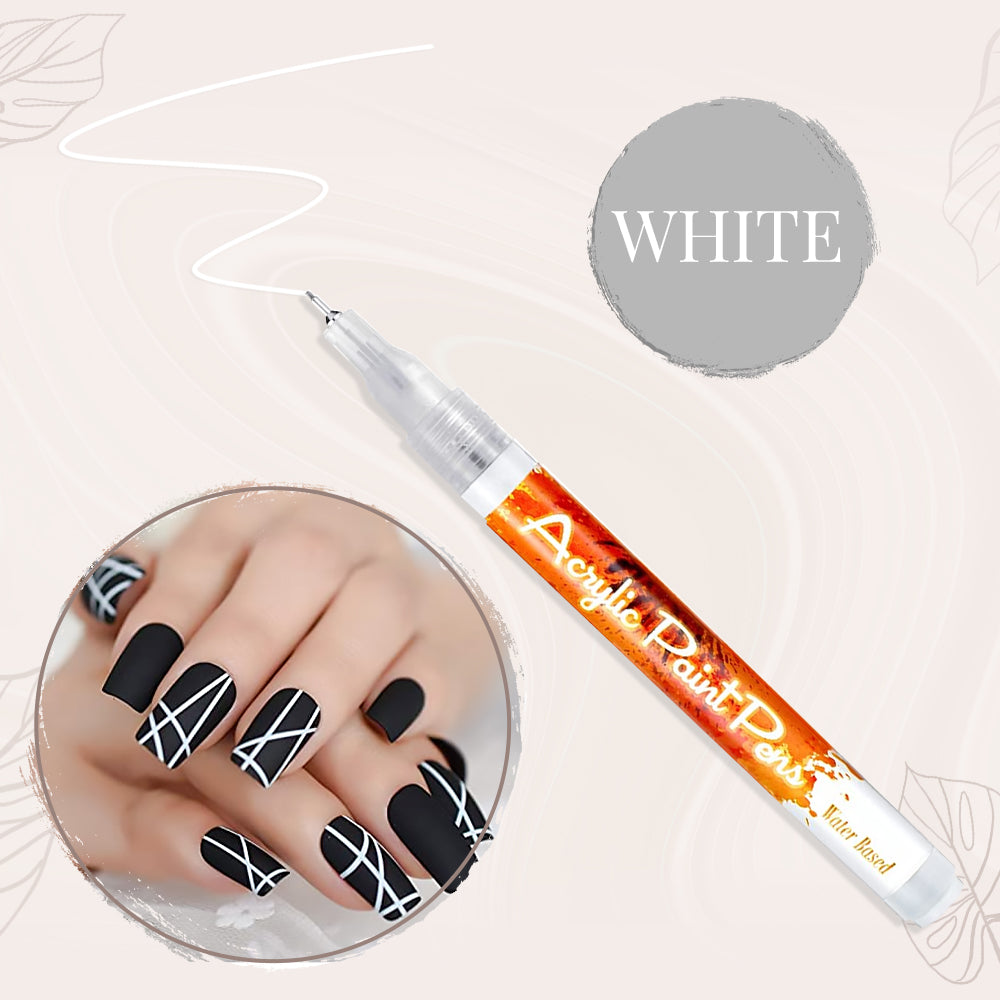 Ultradünner Kurven-Nagelkunst-Filzstift