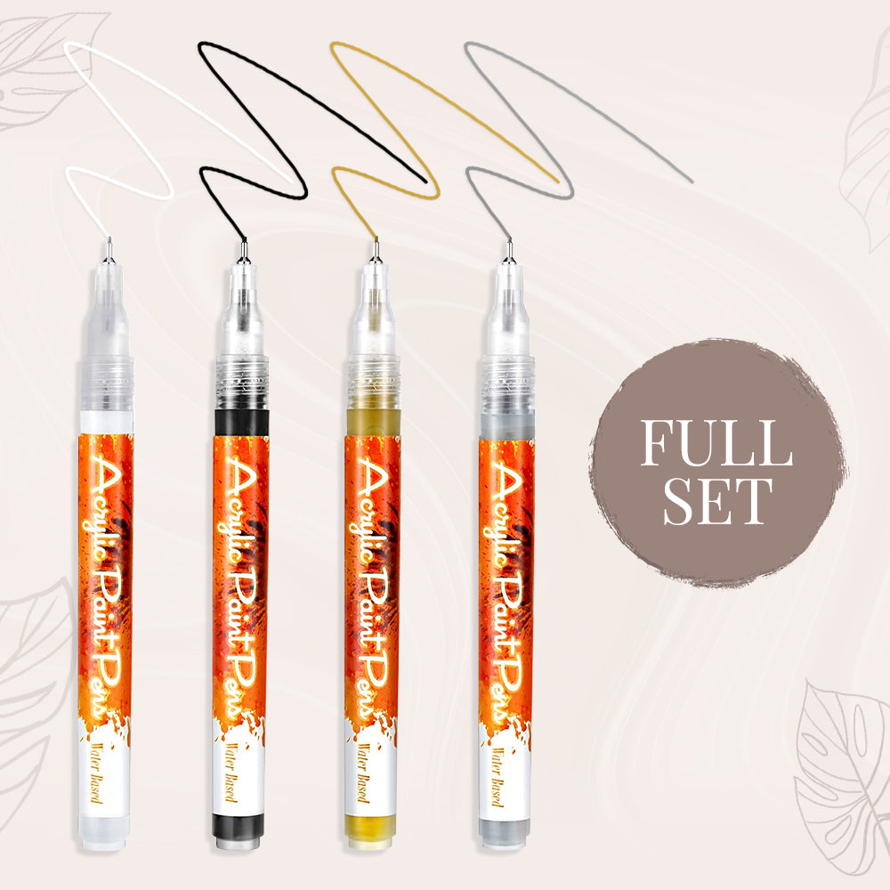 Ultradünner Kurven-Nagelkunst-Filzstift